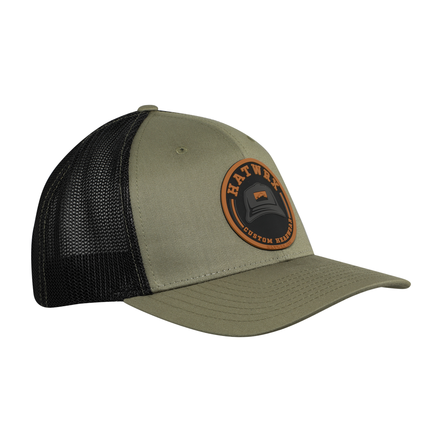 Richardson 110 PVC Patch Hat - Custom Headwear | Leather, PVC, woven & embroidered patch hats online - HATWRX