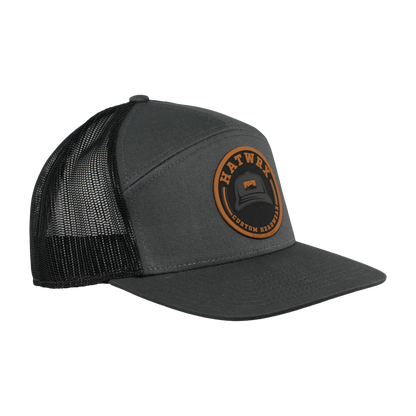 Richardson 7 Panel PVC Patch Hat - Custom Headwear | Leather, PVC, woven & embroidered patch hats online - HATWRX